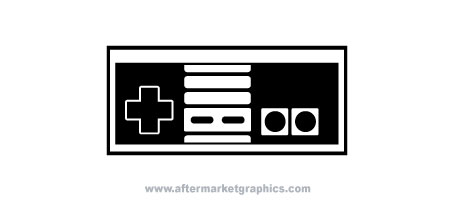 NES Gamepad Decal